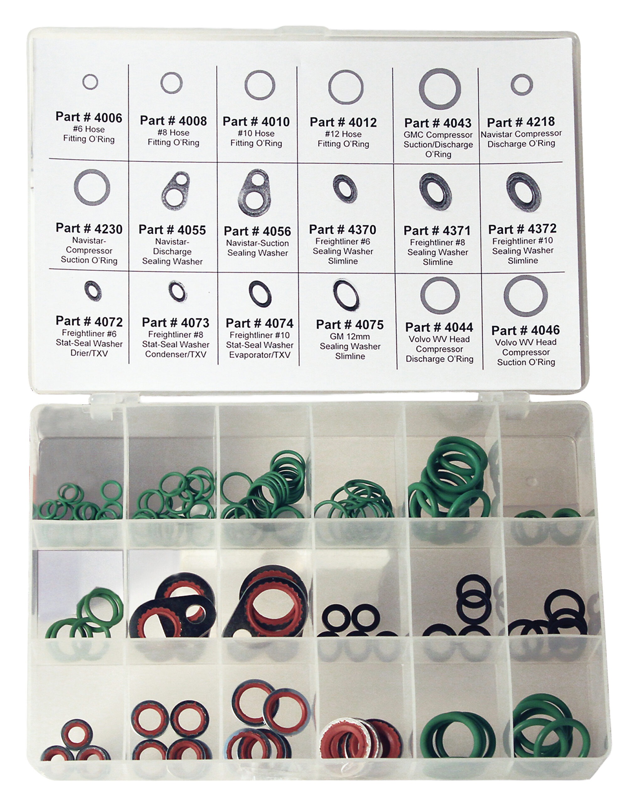 Heavy Duty Truck Sealing Washer O-ring Assortment 4454
