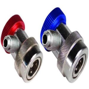 1/4" Flare Fitting high and Low Charge Coupler Set 6026